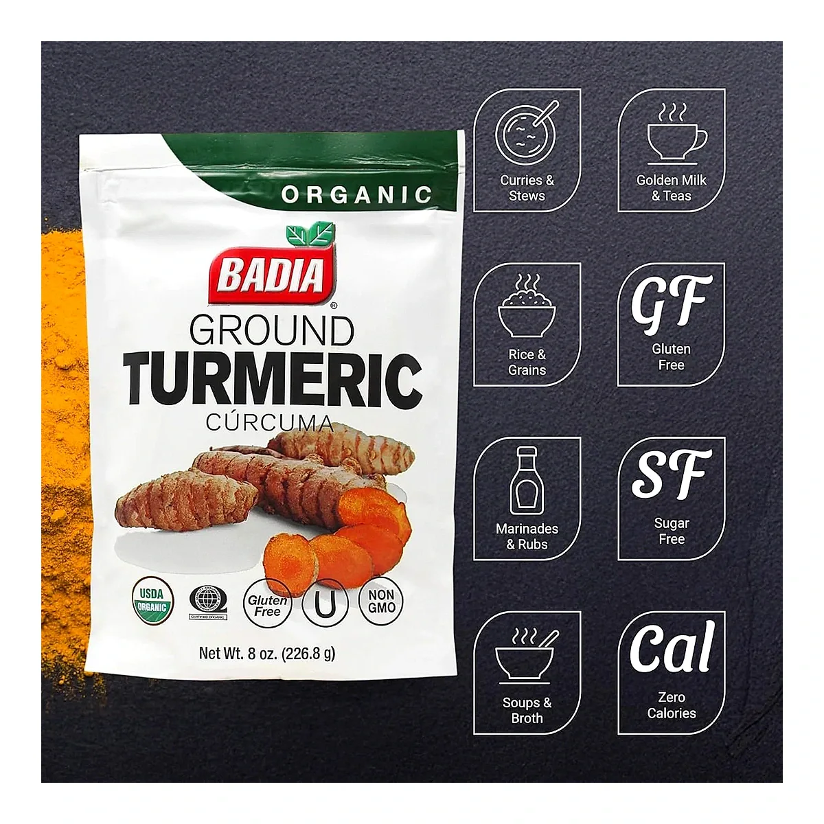 ORGANIC TURMERIC GROUND imagen 2
