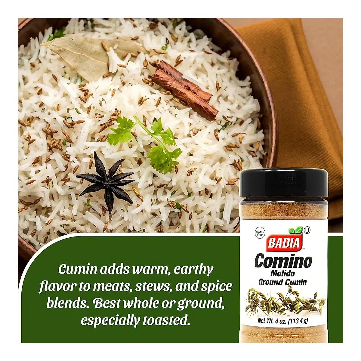 CUMIN GROUND 6/4 OZ - COMINO MOLIDO imagen 2
