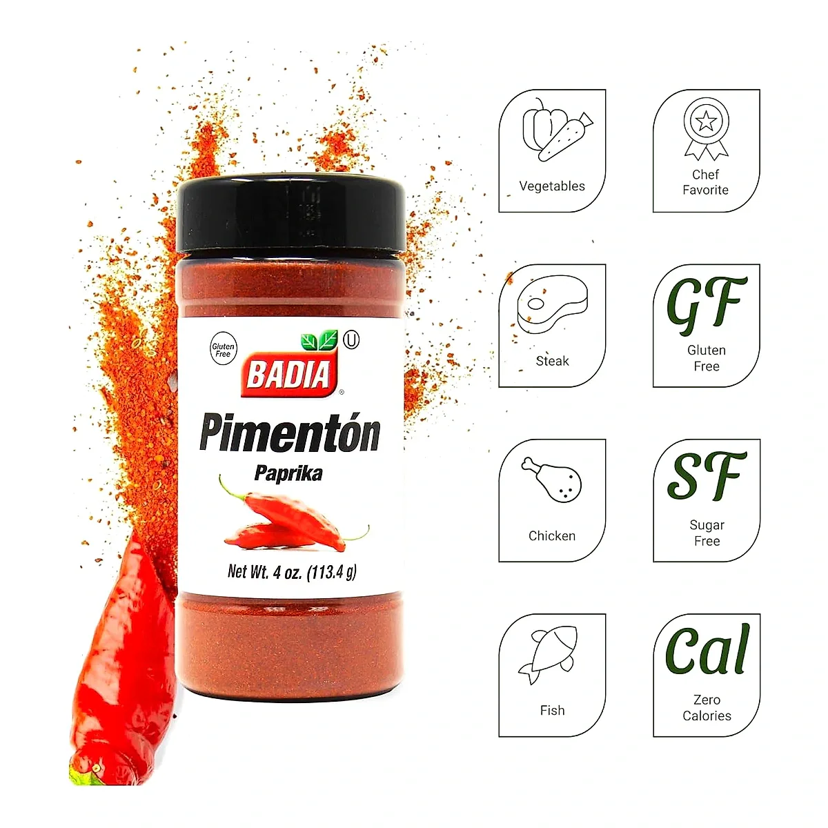 PAPRIKA/PIMENTON 6/4 OZ imagen 2