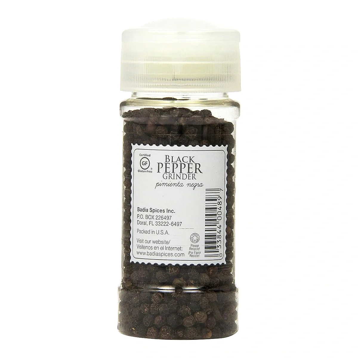 BLACK PEPPER WHOLE GRINDER 8/2.25 OZ imagen 2