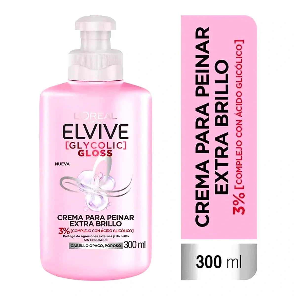 CREMA DE PEINAR ELVIVE GLYCOLIC GLOSS 6/300ML