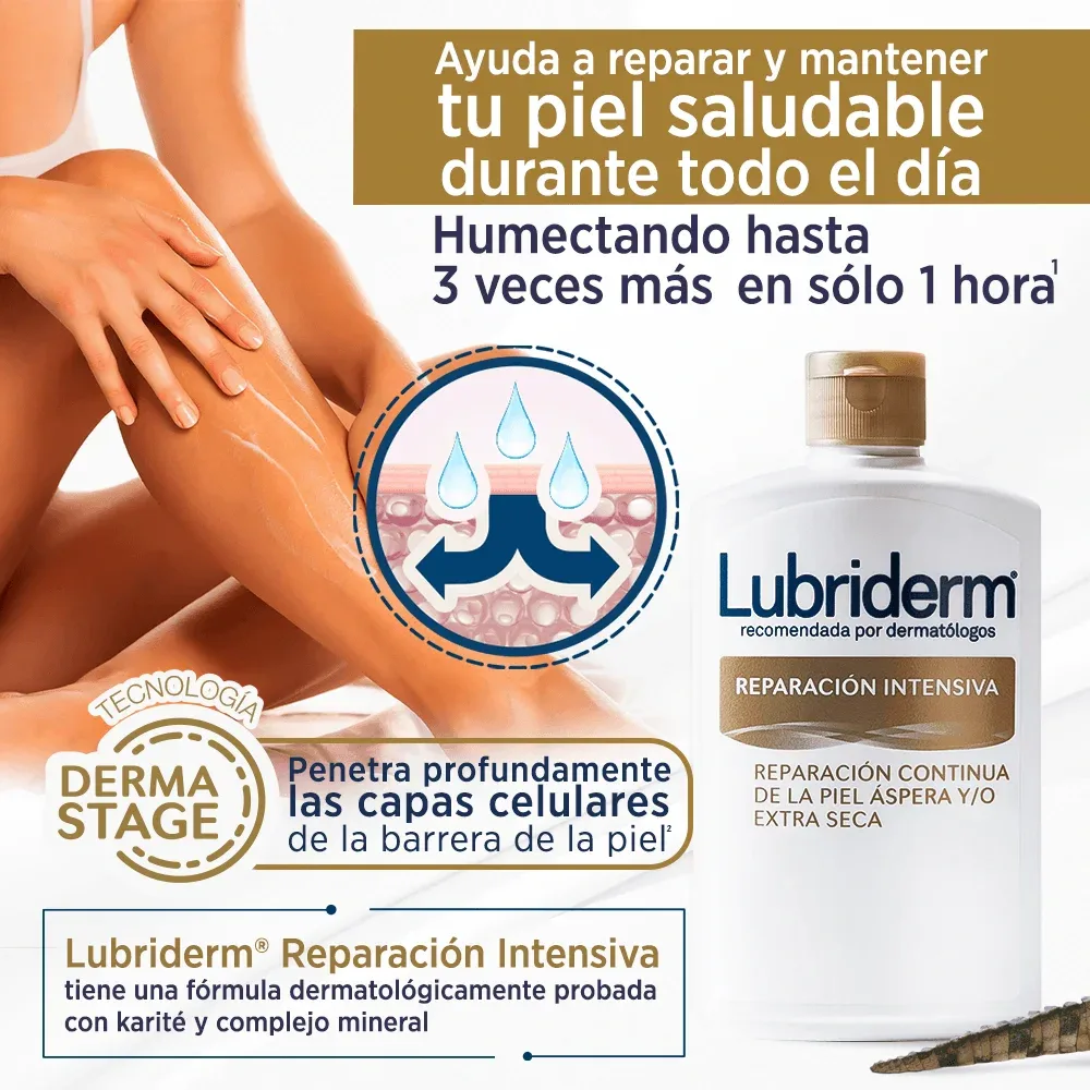 CREMA CORPORAL LUBRIDERM REPARACION INTENSA 12/200 ML imagen 3