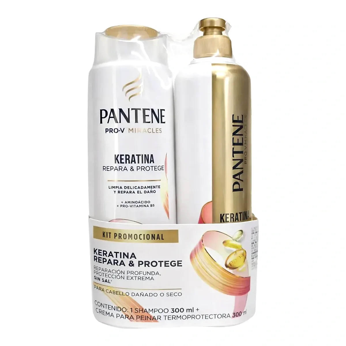 SHAMPOO PANTENE KERATINA 300ML MAS CREMA P/PEINAR 300ML12/2 UNI
