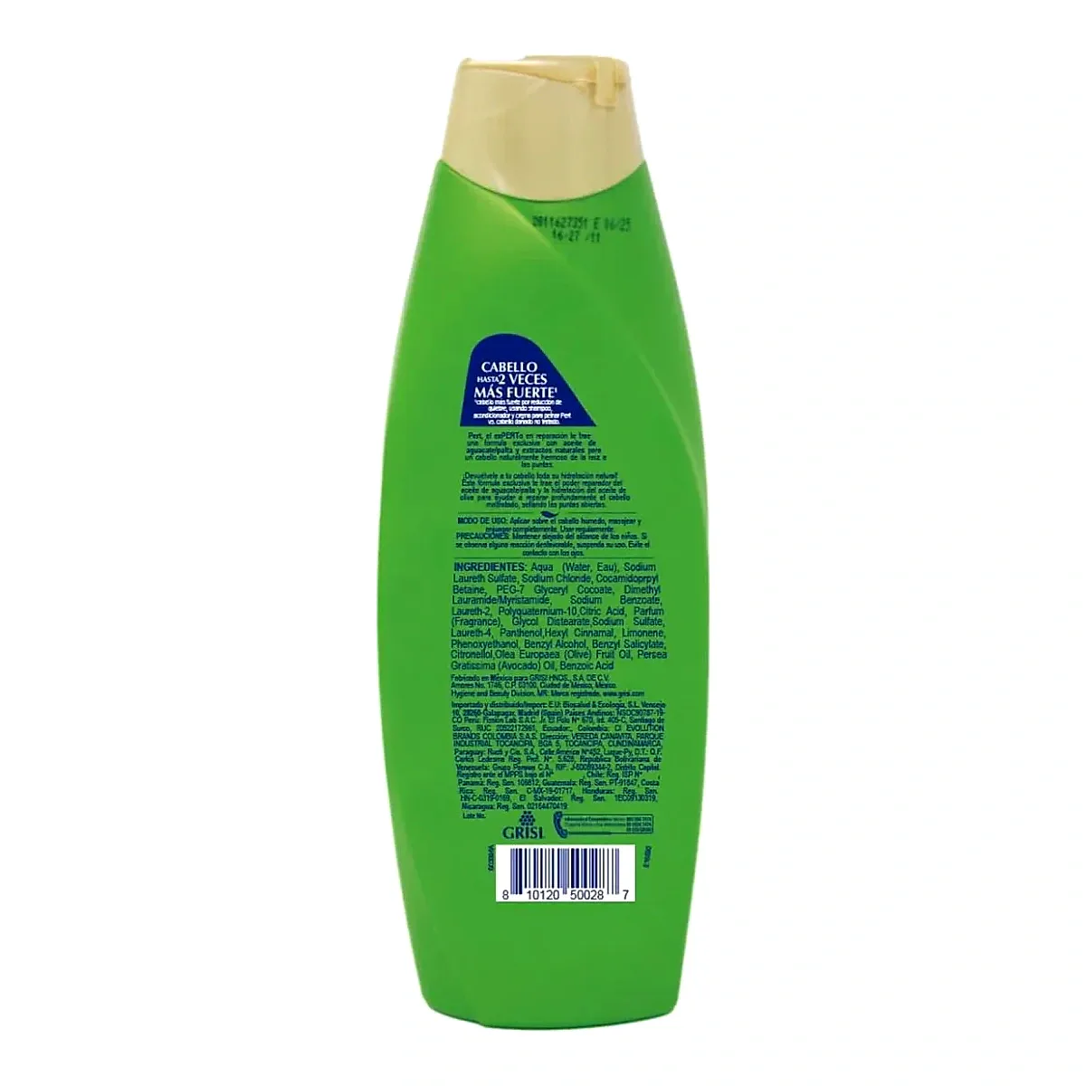 SHAMPOO PERT  2EN1 OLIVO Y AGUACATE 10/650ML imagen 2