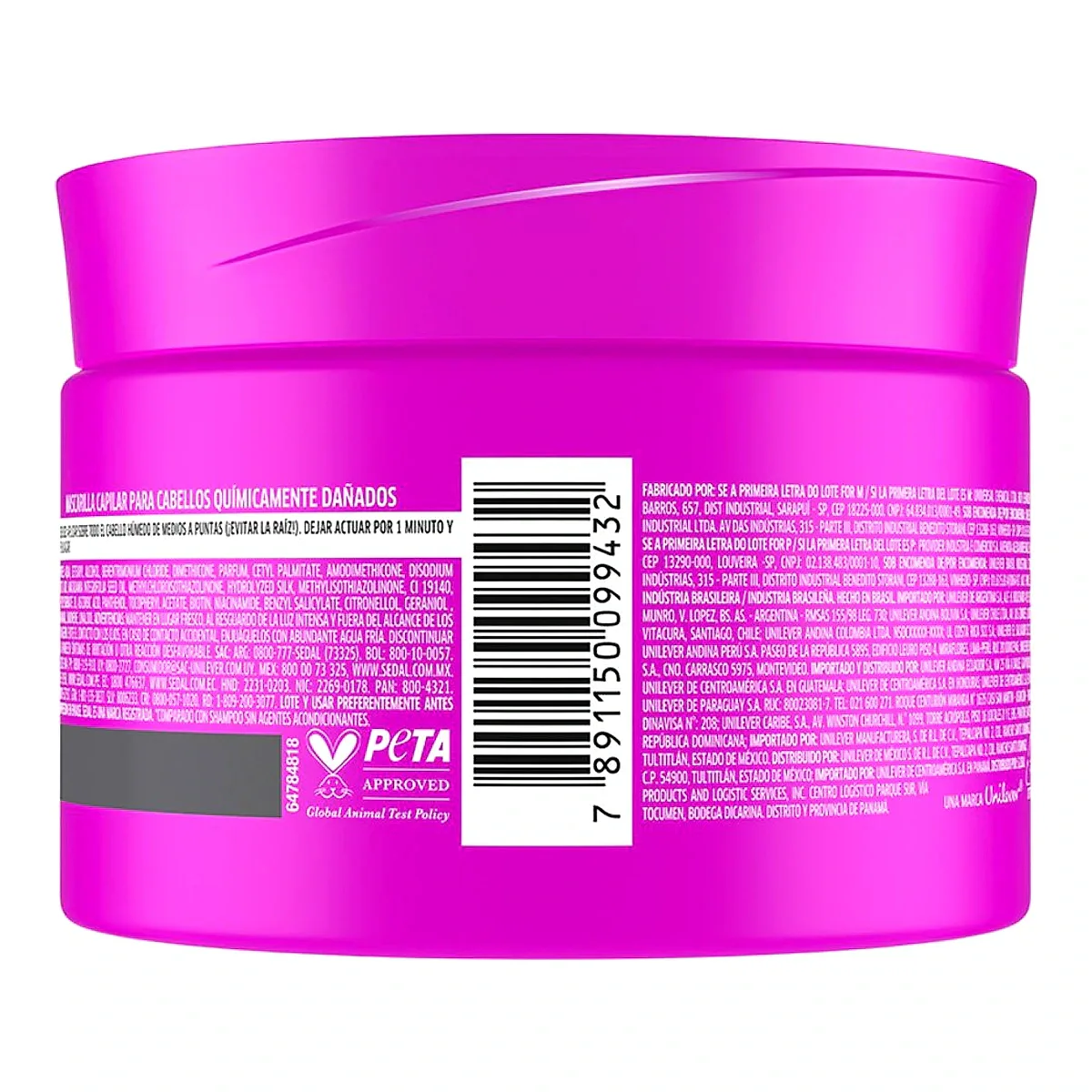 TRATAMIENTO SEDAL LISO PERFECTO MASCARILLA ALINIAMIENTO CAPILAR 6/300 GRS. imagen 2